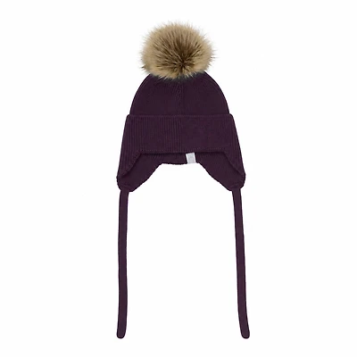 Tuque Pompon Tricot 3-10ans