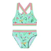 Bikini UV Imprimée Tropical 4-12ans