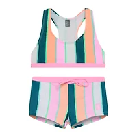Maillot UV Rayures 4-12ans
