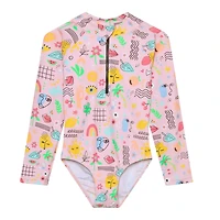 Maillot UV Imprimée Retro 2-12ans