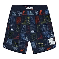 Beach Print Swim Shorts 2-12