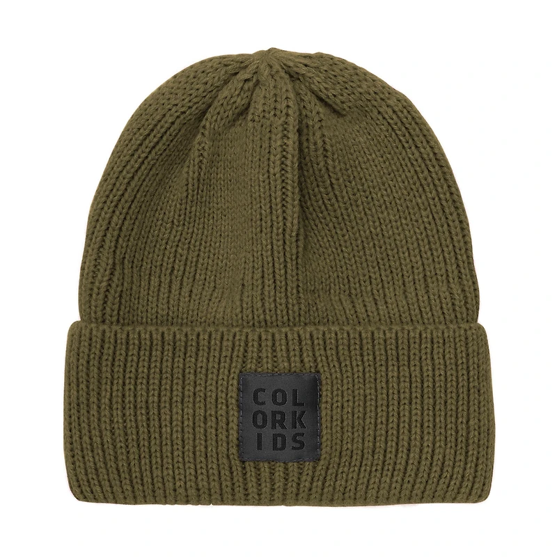 Solid Knit Beanie 2-7y