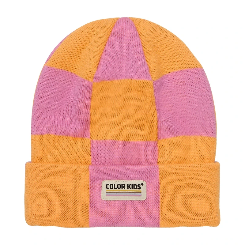 Checkered Beanie 2-7y