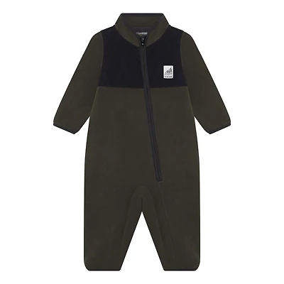 Forest Green Fleece Suit 9-24m