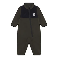 Forest Green Fleece Suit 9-24m