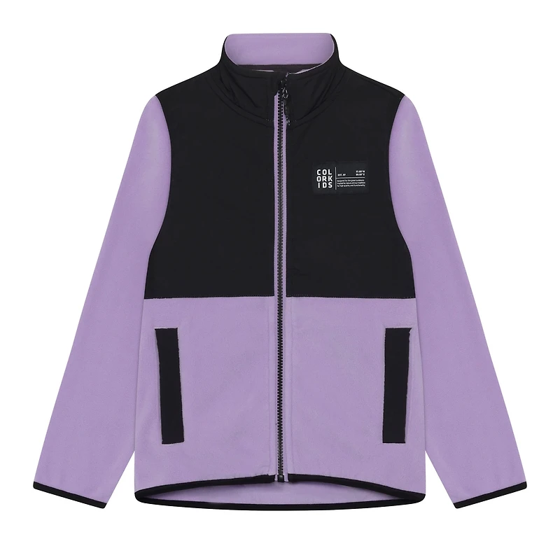 Lavender Fleece Jacket 4-10