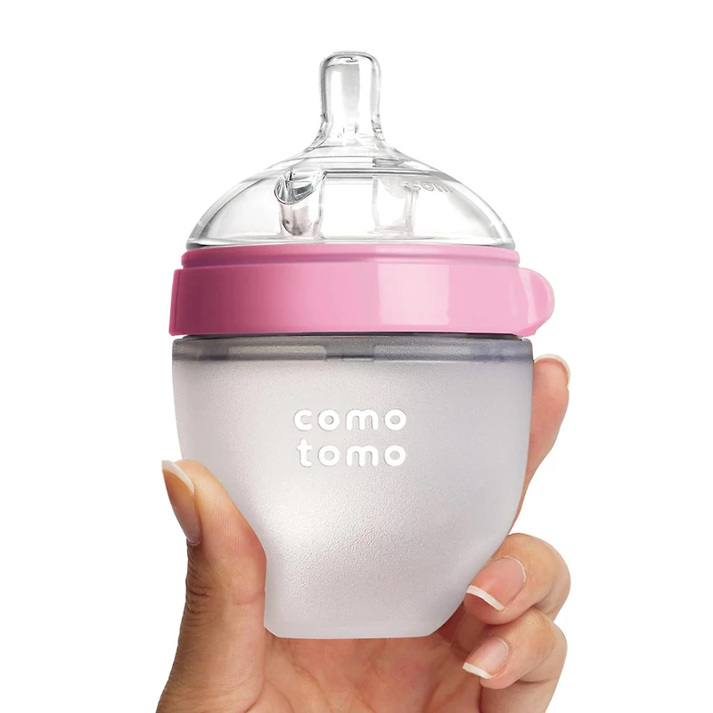Bottle Squeezable 4oz - Pink