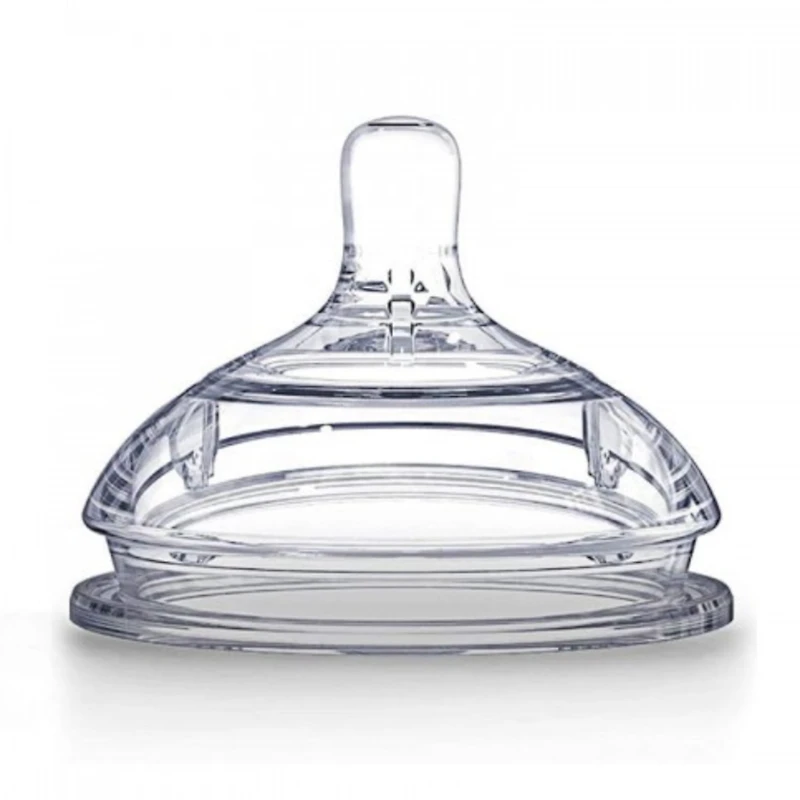 Natural Silicone Nipple 0-3m - Slow Flow