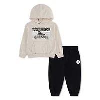 Chest Stripe Sneaker Set 2-4t