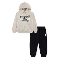 Chest Stripe Sneaker Set 4-7y