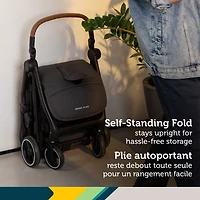 Spark Plus Compact Auto-Fold Stroller - Mineral Graphite