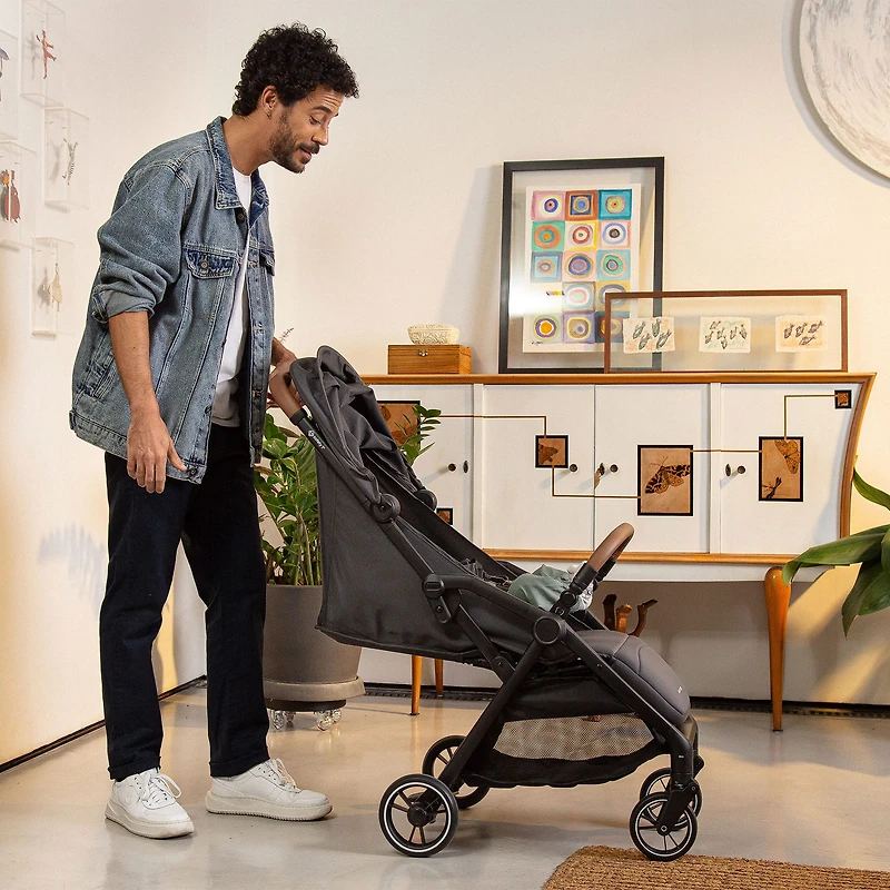 Spark Plus Compact Auto-Fold Stroller - Mineral Graphite