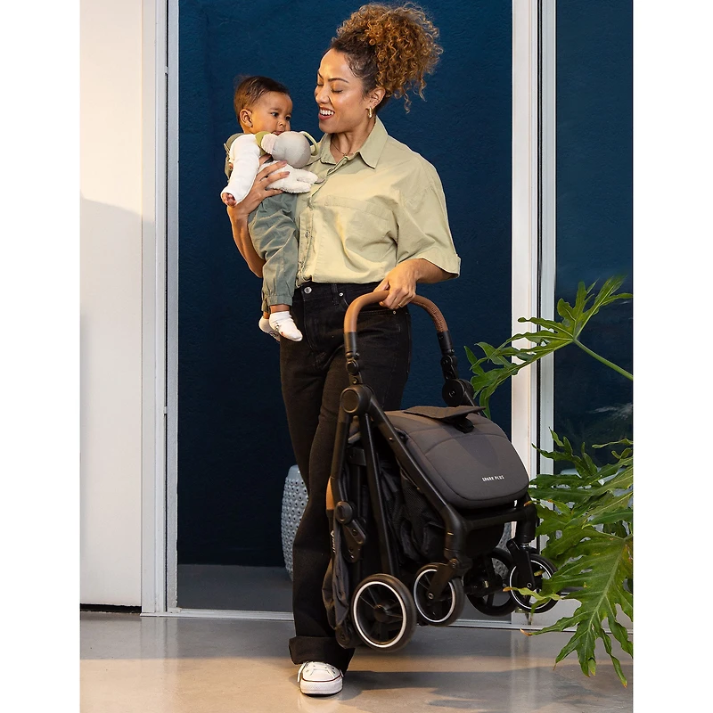 Spark Plus Compact Auto-Fold Stroller - Mineral Graphite