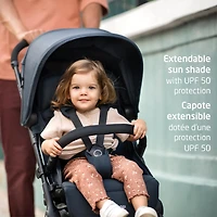 Lara Ultracompact Stroller - Essential Black