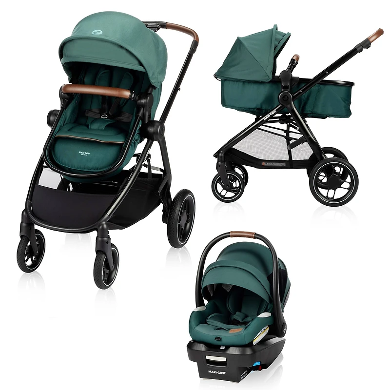 Système de Voyage Zelia Luxe 5 en 1 - Vert essentiel