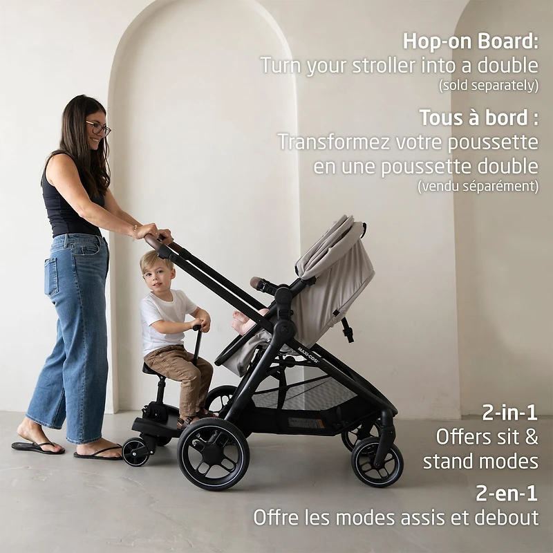 Zelia Luxe 5-in-1 Modular Travel System - Essential Green