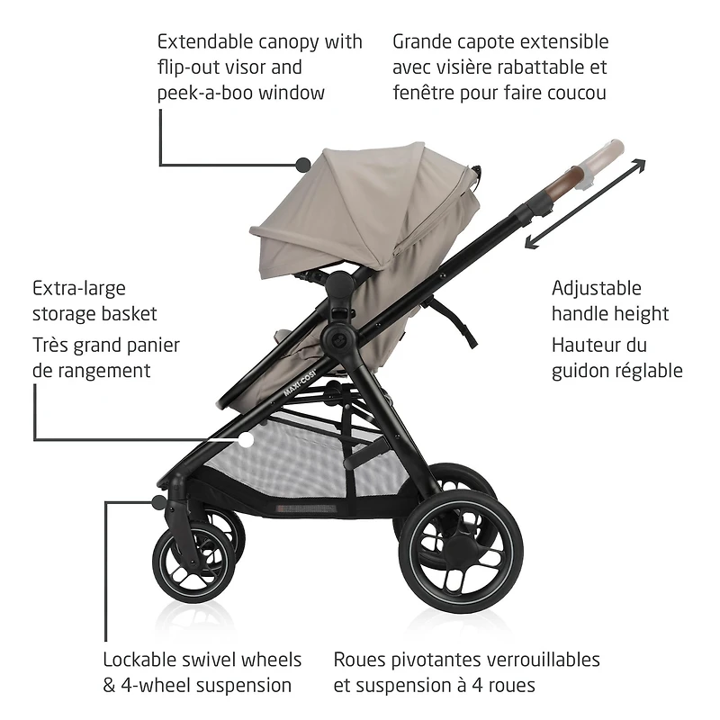 Système de Voyage Zelia Luxe 5-en-1 - New Hope Tan