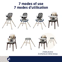 Chaise Haute Kiskadee 360 - Onyx