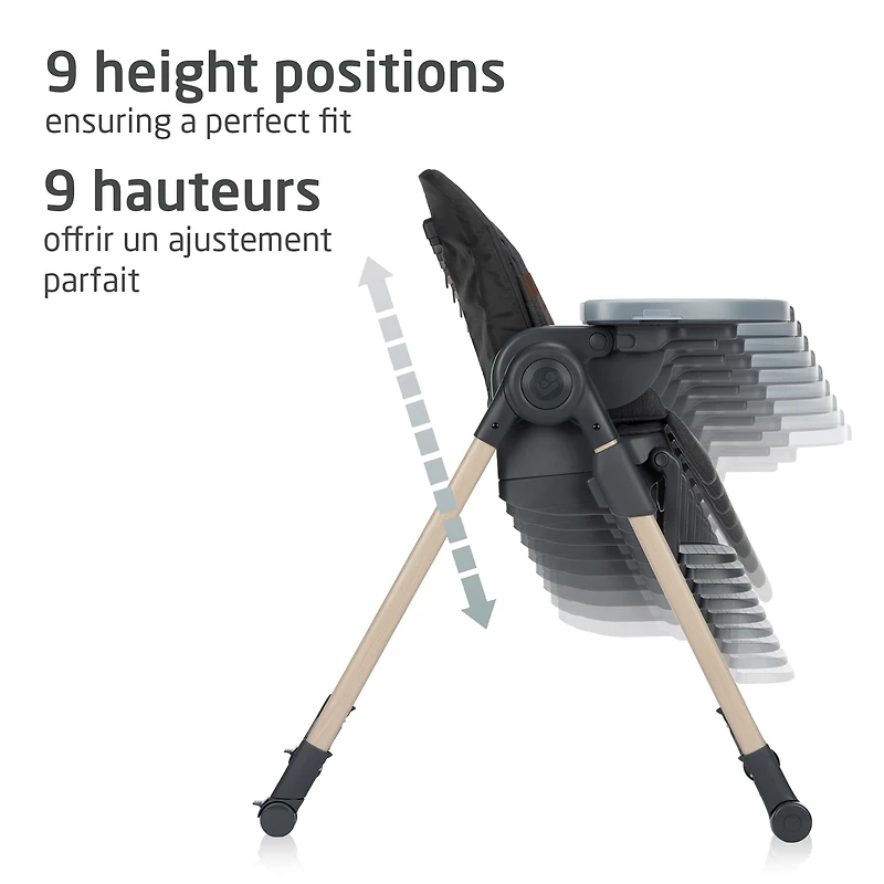 Chaise Haute Minla 6-en-1 - Beyond Graphite