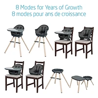 Chaise Haute Moa 8-en-1 - Beyond Graphite