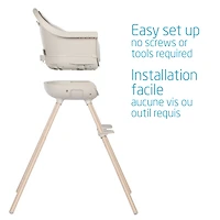 Chaise Haute Moa 8-en-1 - Classic Avoine