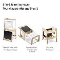 Tour Apprentissage Toucan 3en1 - Naturel / Blanc