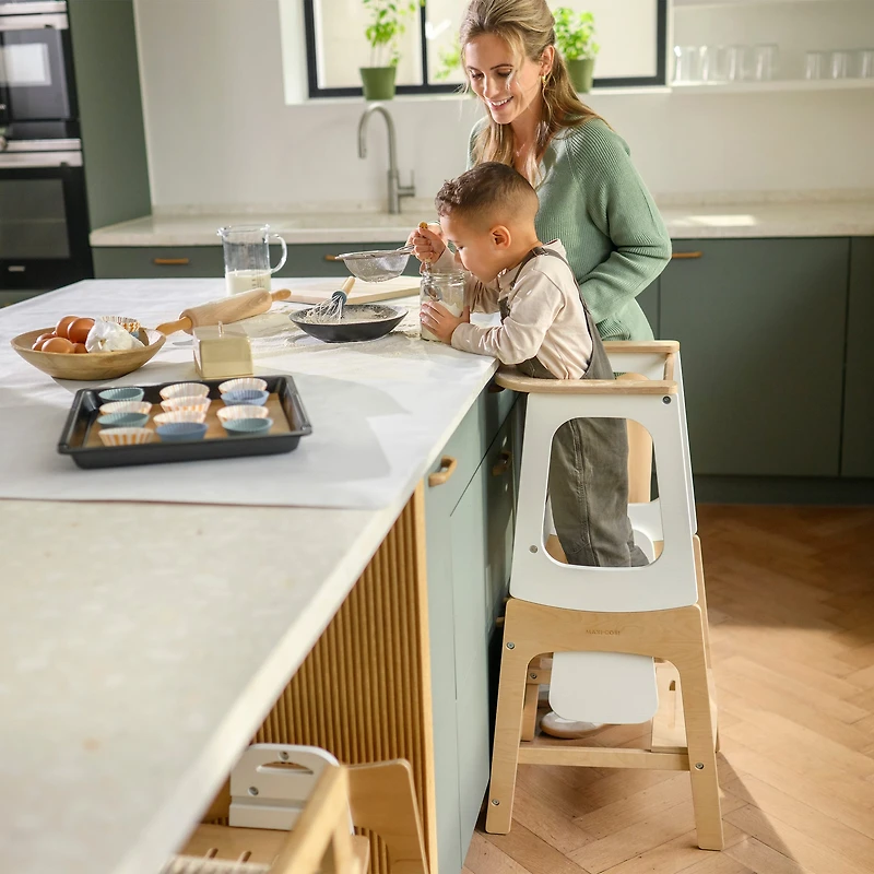 Toucan 3-In-1 Learning Tower - Natural White