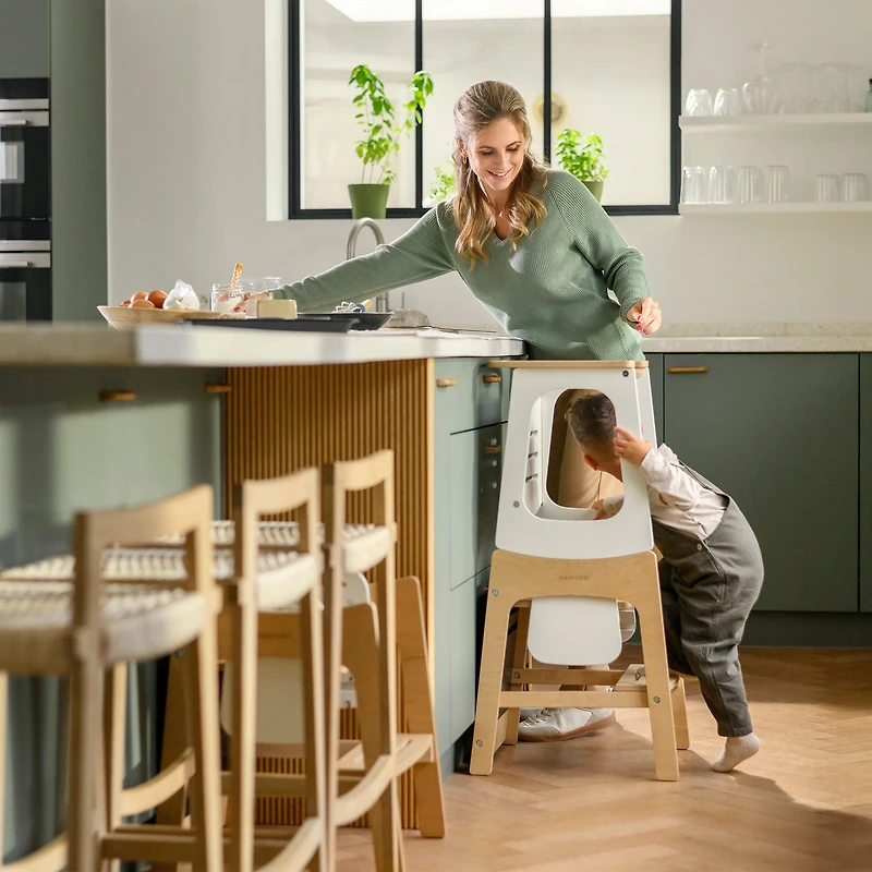 Toucan 3-In-1 Learning Tower - Natural White