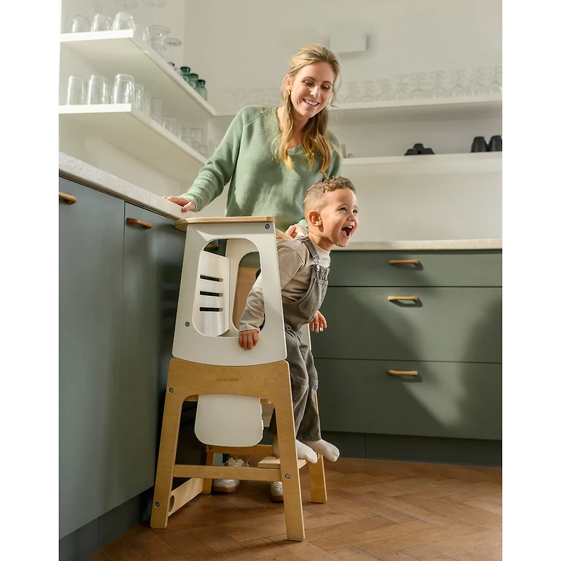 Toucan 3-In-1 Learning Tower - Natural White