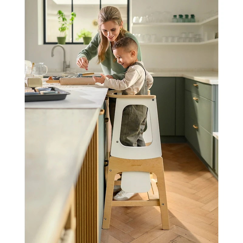 Toucan 3-In-1 Learning Tower - Natural White