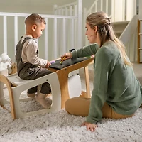 Tour Apprentissage Toucan 3en1 - Naturel / Blanc