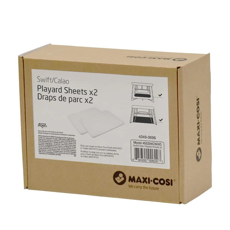 Draps pour Parcs Swift/Calao en mode Parc - Ensemble de 2
