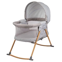 Rocking Bassinet Amherst - Grey