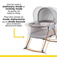 Rocking Bassinet Amherst - Grey