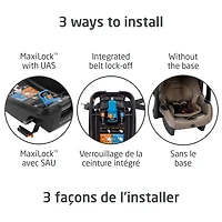 Siège d'Auto Mico Luxe+ - Select Gris
