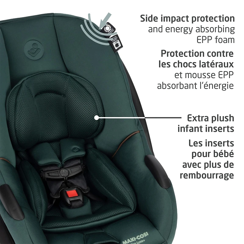 Mico Luxe+ Car Seat - Twillic Green