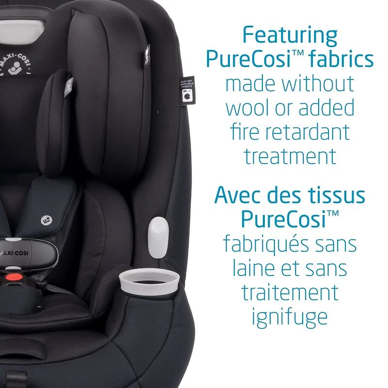 Pria All-in-One Car Seat 4-100lb - Authentic Black