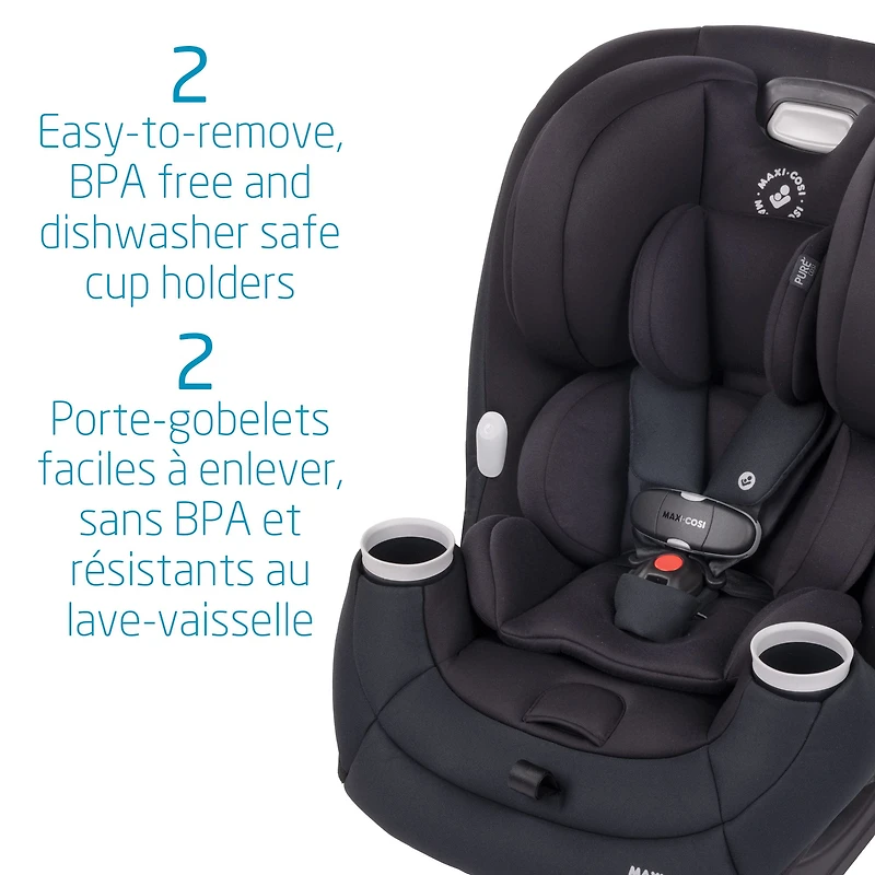 Pria All-in-One Car Seat 4-100lb - Authentic Black