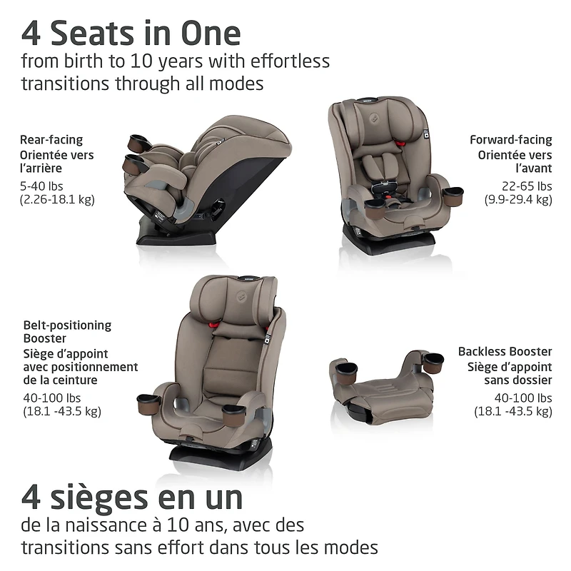 Kani 4in1 Convertible Car Seat -Truffle