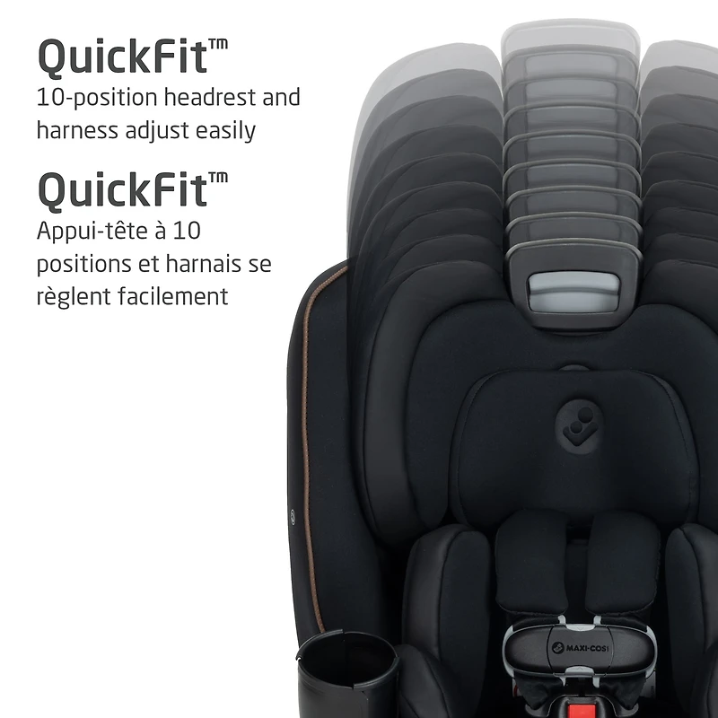 Andi 360° Rotating All-in-One Car Seat-  Designer Black