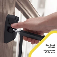 Top of Stairs Expanding Metal Gate - Black