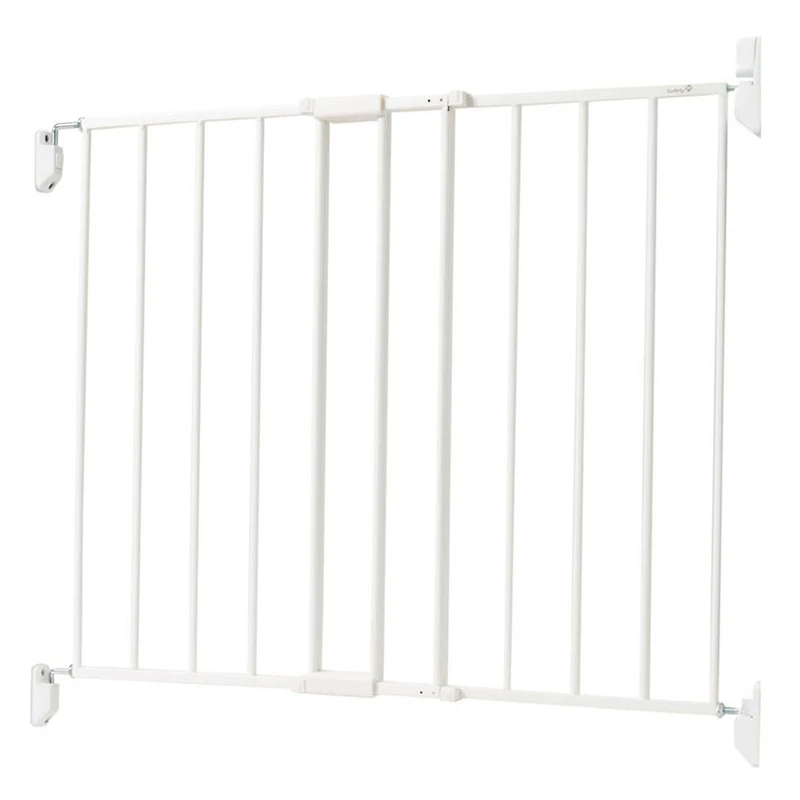 Top of Stairs Expanding Metal Gate - White