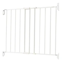 Top of Stairs Expanding Metal Gate - White