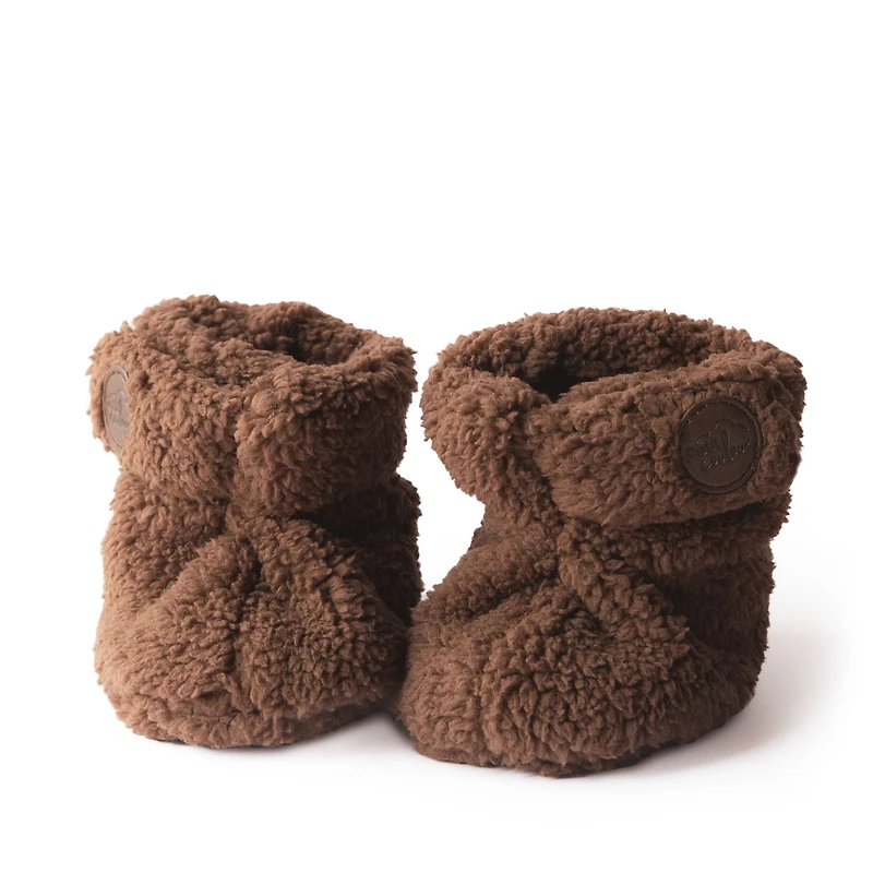 Brown Sherpa-boot 0-6m
