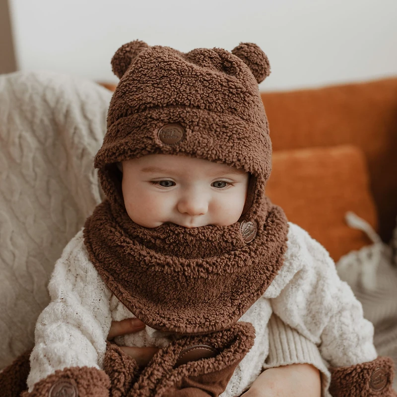 Brown Sherpa Neck Warmer