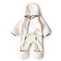 Cream Sherpa One Piece 3-6m