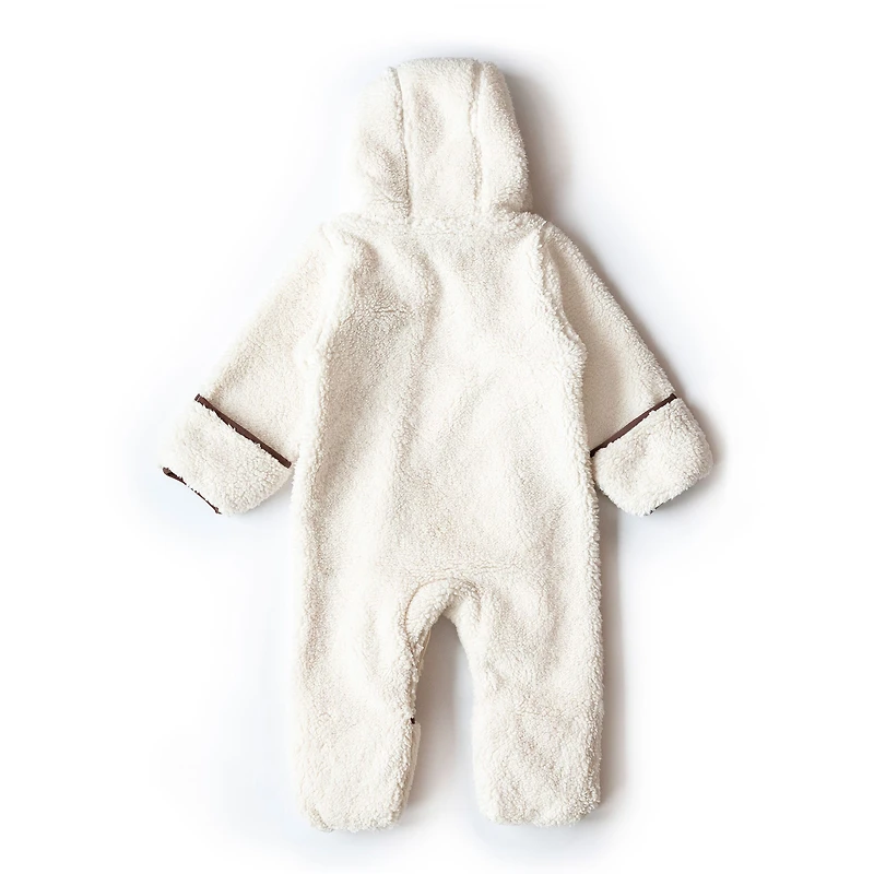 Cream Sherpa One Piece 3-6m