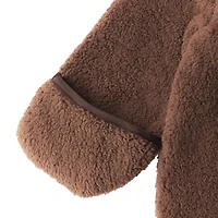 Brown Sherpa One Piece 3-6m