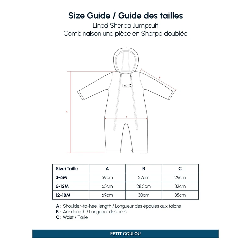 Brown Sherpa One Piece 3-6m