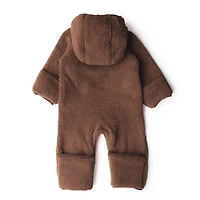 Brown Sherpa One-piece 12-18m